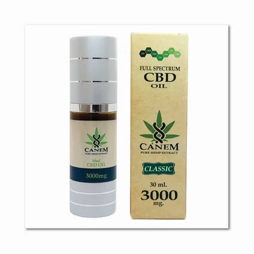 Cánem Classic CBD Olaj - 30ml. 3000mg. - Full Spectrum