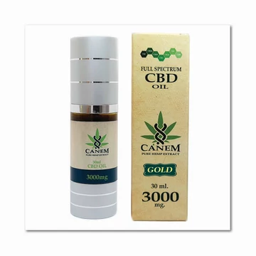 Cánem Gold CBD Olaj - 30ml. 3000mg. - Full Spectrum